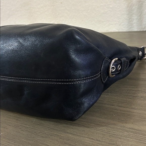 Y2K Coach Madison Hailey BlackLeather Hobo Bag -14304 - Picture 6 of 11